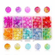Load image into Gallery viewer, 26/24 /15/10 Multi-Colored Soft Pottery Beads -  Boxed Colorful Jewelry Accessories Ti Amo I love you
