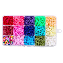 Load image into Gallery viewer, 26/24 /15/10 Multi-Colored Soft Pottery Beads -  Boxed Colorful Jewelry Accessories Ti Amo I love you

