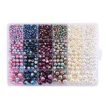 Load image into Gallery viewer, 26/24 /15/10 Multi-Colored Soft Pottery Beads -  Boxed Colorful Jewelry Accessories Ti Amo I love you
