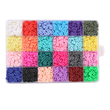 Load image into Gallery viewer, 26/24 /15/10 Multi-Colored Soft Pottery Beads -  Boxed Colorful Jewelry Accessories Ti Amo I love you
