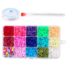 Load image into Gallery viewer, 26/24 /15/10 Multi-Colored Soft Pottery Beads -  Boxed Colorful Jewelry Accessories Ti Amo I love you
