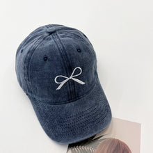 Load image into Gallery viewer, Bow Embroidered Adjustable Cap
