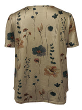 Load image into Gallery viewer, Printed V-Neck Short Sleeve Blouse
