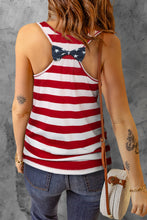 Load image into Gallery viewer, Star and Stripe Scoop Neck Tank
