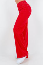 Load image into Gallery viewer, Wide Leg Jeans in Red
