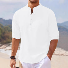 Load image into Gallery viewer, Men&#39;s Half Sleeve Waffle Casual Loose Polo Shirt
