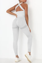 Load image into Gallery viewer, Crisscross Wide Strap Active Jumpsuit
