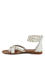 Load image into Gallery viewer, Emmeth Studs Embellished Flat Sandals
