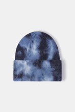 Load image into Gallery viewer, Tie-Dye Cuffed Rib-Knit Beanie Hat
