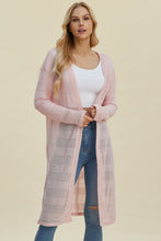 Load image into Gallery viewer, Double Take Full Size Open Front Longline Cardigan
