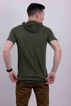 Load image into Gallery viewer, Light Weight Triblend Short Sleeved Hoodie
