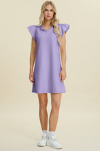 Load image into Gallery viewer, Double Take Full Size Ruffled V-Neck Cap Sleeve Dress
