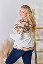 Load image into Gallery viewer, Hailey &amp; Co Full Size Printed Round Neck Blouse
