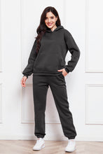 Load image into Gallery viewer, Drop Shoulder Long Sleeve Hoodie and Pants Set
