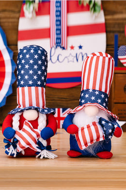 2pc Set - Patriotic Decor Gnomes Ti Amo I love you