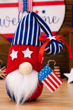 Load image into Gallery viewer, 2pc Set -  Patriotic Knit Decor Gnomes Ti Amo I love you
