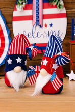 Load image into Gallery viewer, 2pc Set -  Patriotic Knit Decor Gnomes Ti Amo I love you
