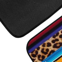 Load image into Gallery viewer, 2pc Set - Ti Amo I love you - Exclusive  Brand - Leopard &amp; Sunflowers - Car Floor Mats Ti Amo I love you
