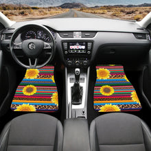 Load image into Gallery viewer, 2pc Set - Ti Amo I love you - Exclusive  Brand - Leopard &amp; Sunflowers - Car Floor Mats Ti Amo I love you
