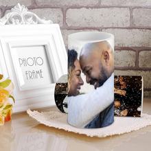 Load image into Gallery viewer, 2pc - Your Custom - Personalized Flameless Pillar Candles with Remote Candle-shaped lamps [No Battery] Ti Amo I love you
