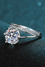 Load image into Gallery viewer, 3 Carat Moissanite 6-Prong Ring Ti Amo I love you
