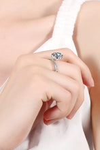 Load image into Gallery viewer, 3 Carat Moissanite 6-Prong Ring Ti Amo I love you
