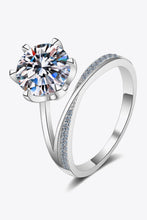 Load image into Gallery viewer, 3 Carat Moissanite 6-Prong Ring Ti Amo I love you
