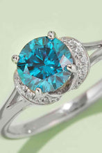 Load image into Gallery viewer, 3 Colors - 1 Carat Moissanite 4-Prong 925 Sterling Silver Ring Ti Amo I love you
