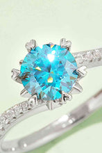 Load image into Gallery viewer, 3 Colors - 1 Carat Moissanite 925 Sterling Silver Ring Ti Amo I love you
