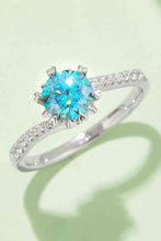 Load image into Gallery viewer, 3 Colors - 1 Carat Moissanite 925 Sterling Silver Ring Ti Amo I love you
