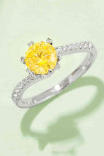 Load image into Gallery viewer, 3 Colors - 1 Carat Moissanite 925 Sterling Silver Ring Ti Amo I love you
