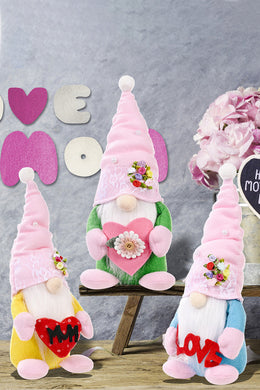 3 Colors - 1pc Mum / Love / Heart -  Short Leg Faceless Gnome Ti Amo I love you