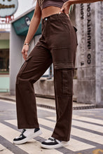 Load image into Gallery viewer, 3 Colors - Buttoned High Waist Loose Fit Jeans Ti Amo I love you
