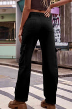 Load image into Gallery viewer, 3 Colors - Buttoned Loose Fit Jeans with Pockets Ti Amo I love you
