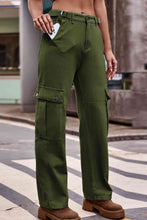 Load image into Gallery viewer, 3 Colors - Buttoned Loose Fit Jeans with Pockets Ti Amo I love you
