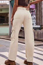 Load image into Gallery viewer, 3 Colors - Buttoned Loose Fit Jeans with Pockets Ti Amo I love you
