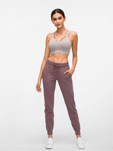 Load image into Gallery viewer, 3 Colors - Double Take Tied Joggers with Pockets - Sizes 4-12 Ti Amo I love you
