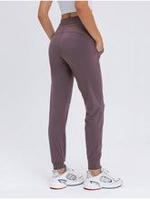 Load image into Gallery viewer, 3 Colors - Double Take Tied Joggers with Pockets - Sizes 4-12 Ti Amo I love you
