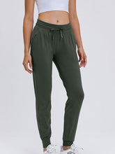 Load image into Gallery viewer, 3 Colors - Double Take Tied Joggers with Pockets - Sizes 4-12 Ti Amo I love you
