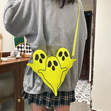 Load image into Gallery viewer, 3 Colors - Halloween Bags Funny 3D Cartoon Ghost Cartoon Shoulder Bags - Cell Phone Purses Crossbody Bag Ti Amo I love you
