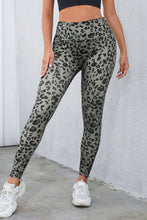 Load image into Gallery viewer, 3 Colors - Leopard Print Wide Waistband Leggings - Sizes S-XL Ti Amo I love you
