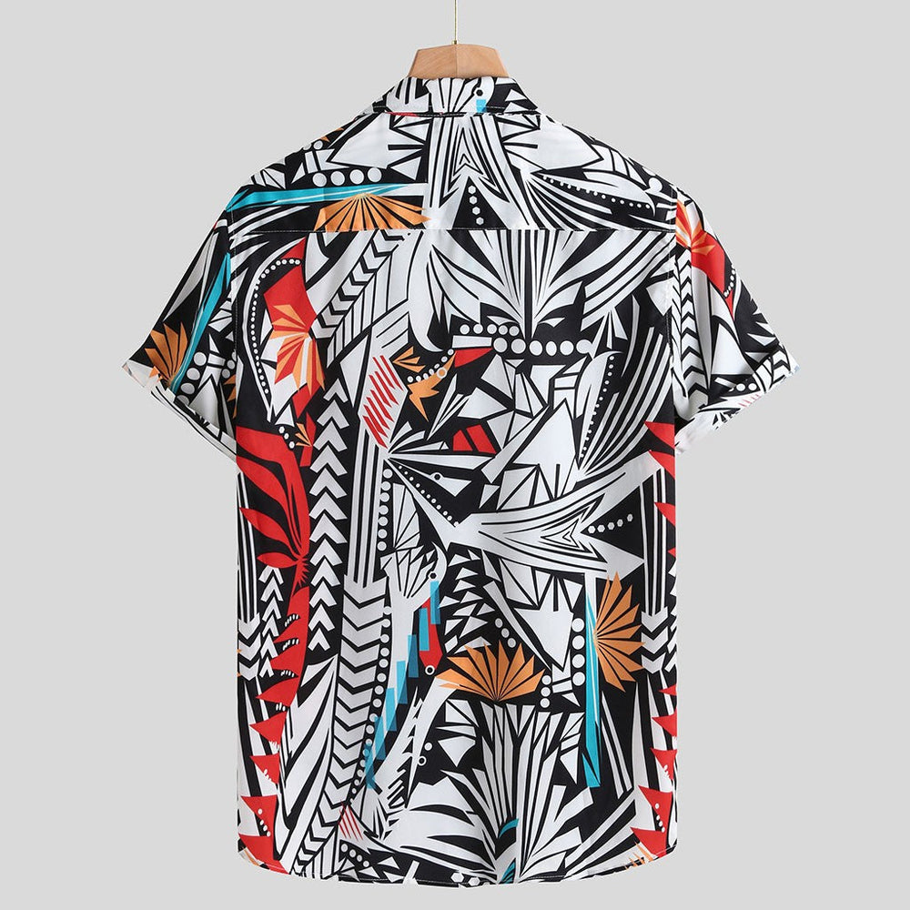 3 Colors - Mens Hawaiian Casual Shirt Streetwear - Sizes M-4XL Ti Amo I love you