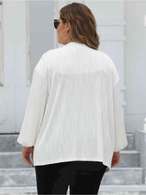 Load image into Gallery viewer, 3 Colors - Plus Size Open Front Long Sleeve Cardigan- Sizes L-3XL Ti Amo I love you
