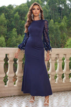 Load image into Gallery viewer, 3 Colors - Sequin Round Neck Maxi Dress Ti Amo I love you
