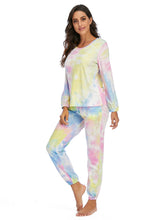 Load image into Gallery viewer, 3 Colors - Tie-Dye Top and Drawstring Pants Lounge Set - Sizes S-3XL Ti Amo I love you
