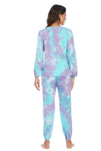 Load image into Gallery viewer, 3 Colors - Tie-Dye Top and Drawstring Pants Lounge Set - Sizes S-3XL Ti Amo I love you
