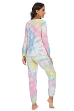 Load image into Gallery viewer, 3 Colors - Tie-Dye Top and Drawstring Pants Lounge Set - Sizes S-3XL Ti Amo I love you
