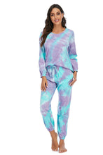 Load image into Gallery viewer, 3 Colors - Tie-Dye Top and Drawstring Pants Lounge Set - Sizes S-3XL Ti Amo I love you
