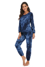 Load image into Gallery viewer, 3 Colors - Tie-Dye Top and Drawstring Pants Lounge Set - Sizes S-3XL Ti Amo I love you
