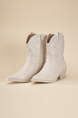 3 Colors - WILLA Western Booties Ti Amo I love you